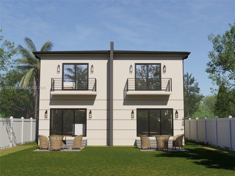 Front exterior of a new home in , Miami, FL, highlighting curb appeal (Image 15).