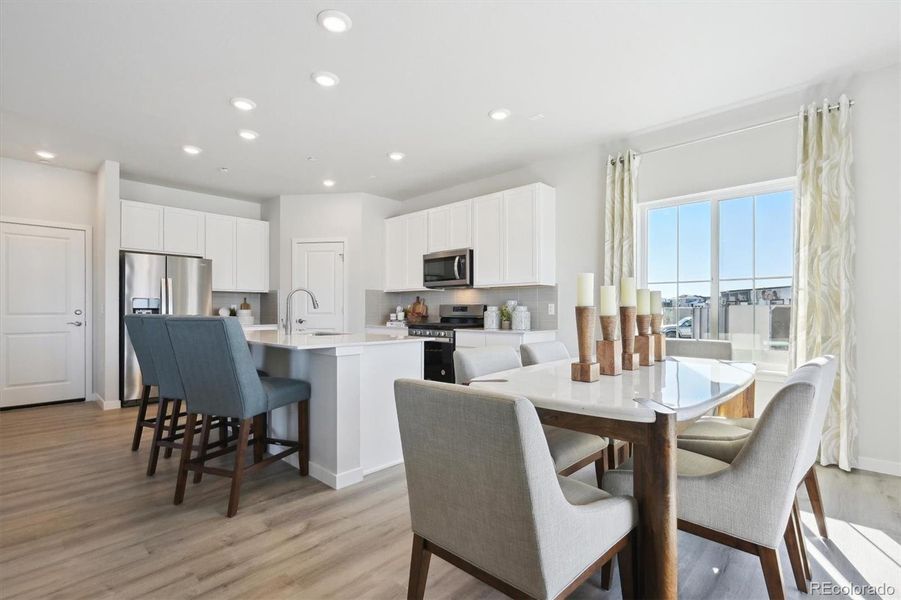 Furnished interior view inside a new home in Legato, Commerce City (Image 13).