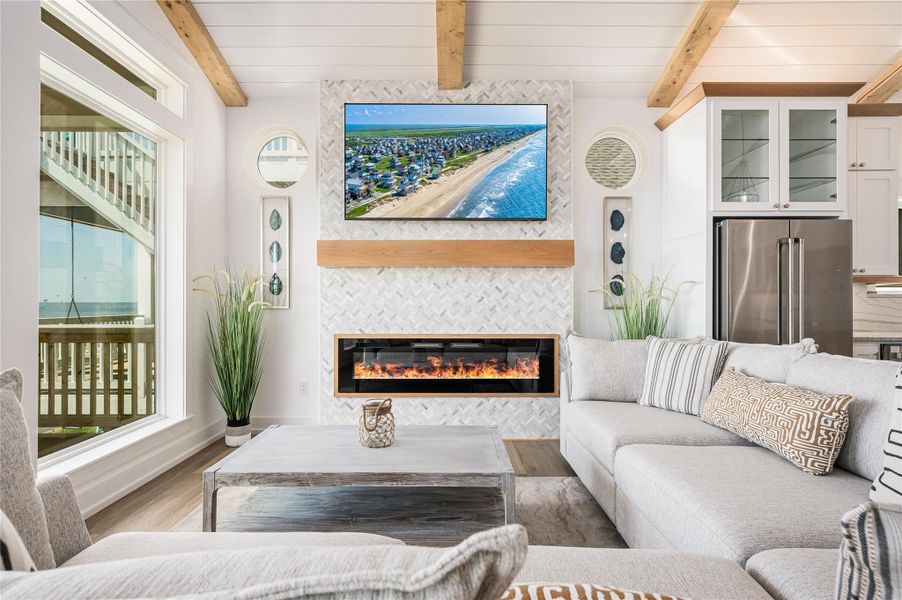 Furnished interior view inside a new home in , Bolivar Peninsula (Image 41).
