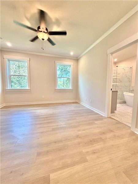 Spacious, unfurnished interior of a new home in The Groves at Myrtle, Roswell (Image 16).
