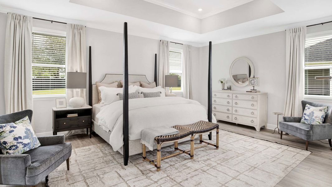 Furnished interior view inside a new home in Golden Gate, Naples (Image 25).