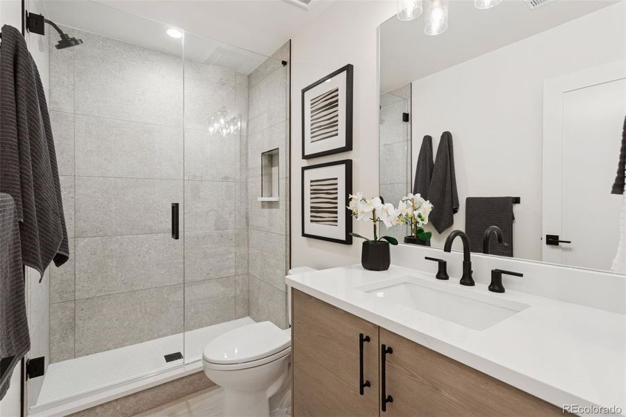 Furnished interior view inside a new home in , Denver (Image 20).