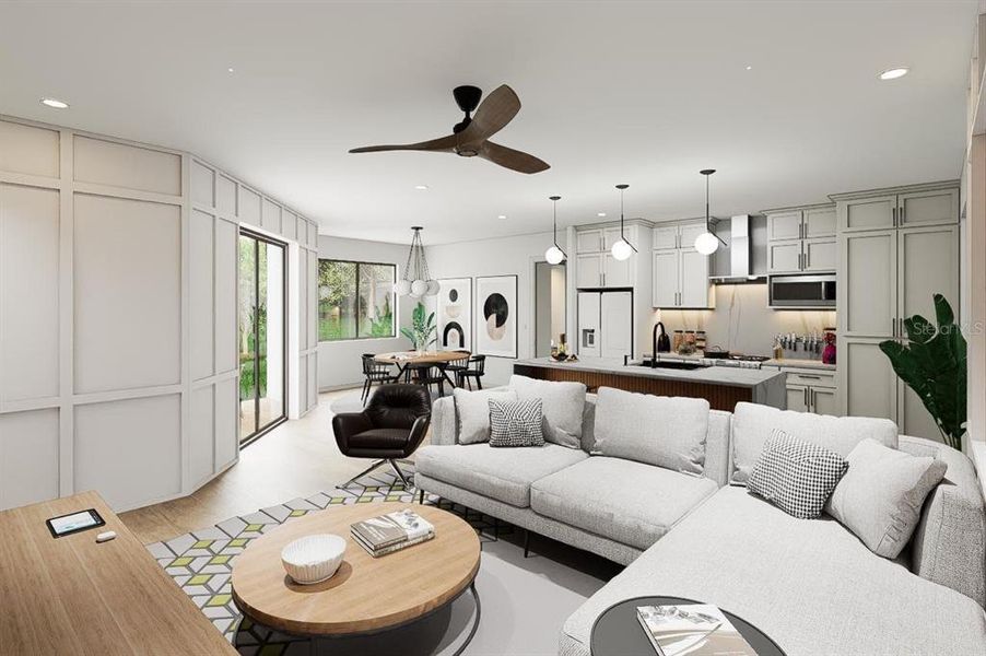 Furnished interior view inside a new home in , Palm Bay (Image 6).