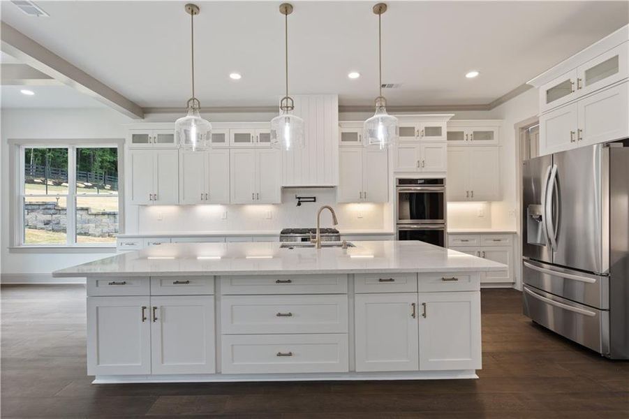Furnished interior view inside a new home in , Dacula (Image 39).