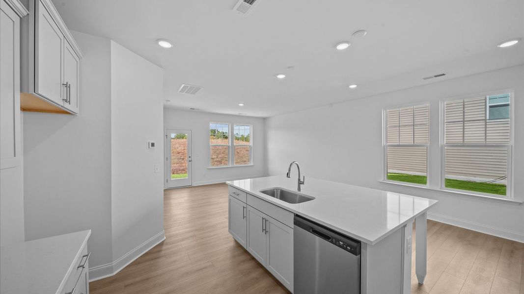 Representative furnished interior of a home built from the Freesia by DRB Homes in Essex Village, Franklinton (Image 11).