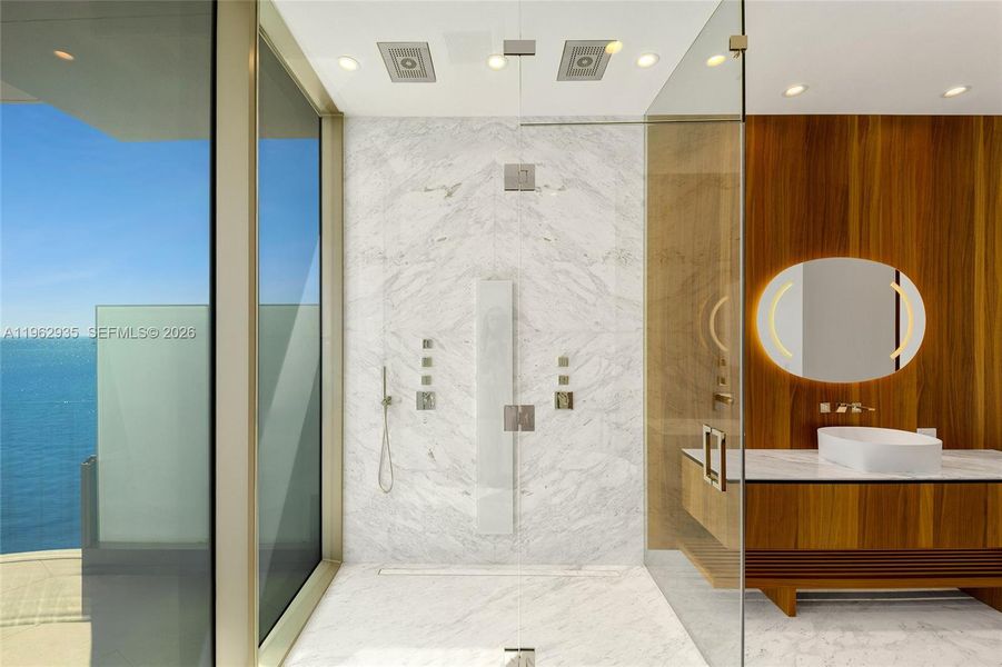 Furnished interior view inside a new home in , Miami (Image 7).