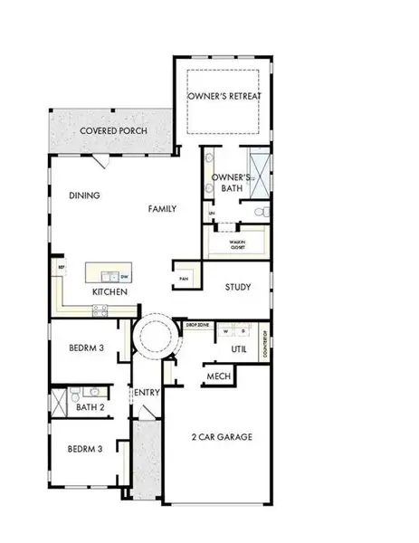 2D floor plan layout of this home in , Gainesville, GA (Image 2). 2D floor plan layout of this home in , Gainesville, GA (Image 2).