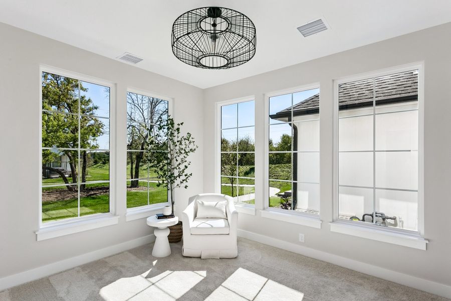 Furnished interior view inside a new home in The Courtyards at Jacobs Farm, Wichita (Image 13).