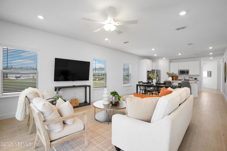 Furnished interior view inside a new home in Stillwater | Active Adult 55+: Stillwater (40s) - Royal Collection, St. Johns (Image 17). Furnished interior view inside a new home in Stillwater | Active Adult 55+: Stillwater (40s) - Royal Collection, St. Johns (Image 17).