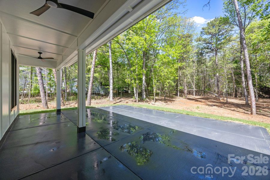 Exterior details and patio area of a home in , Charlotte (Image 27).