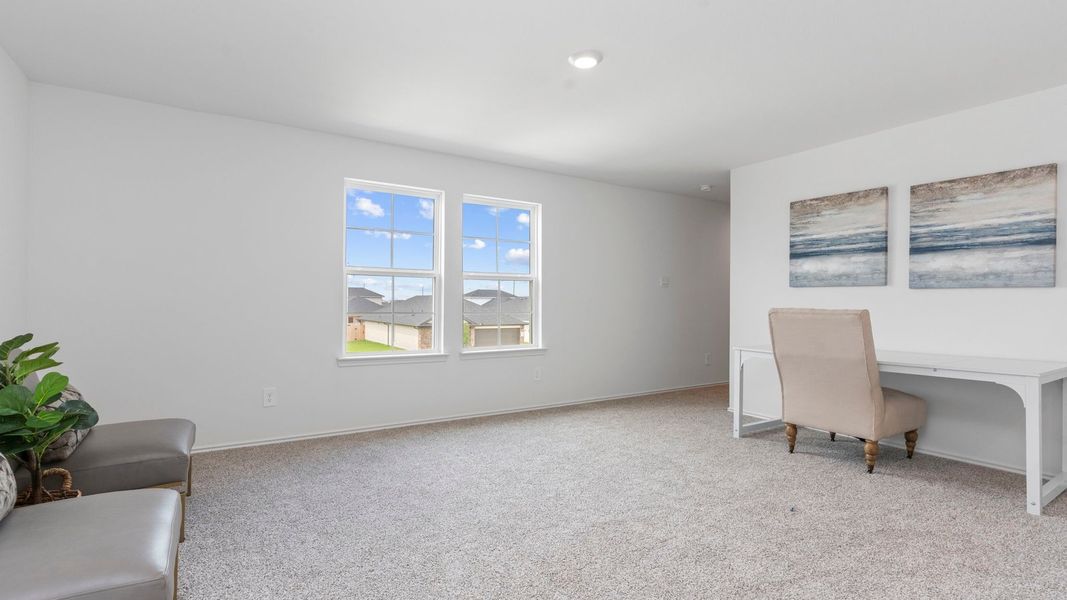 Furnished interior view inside a new home in Tamarron, Fulshear (Image 18).