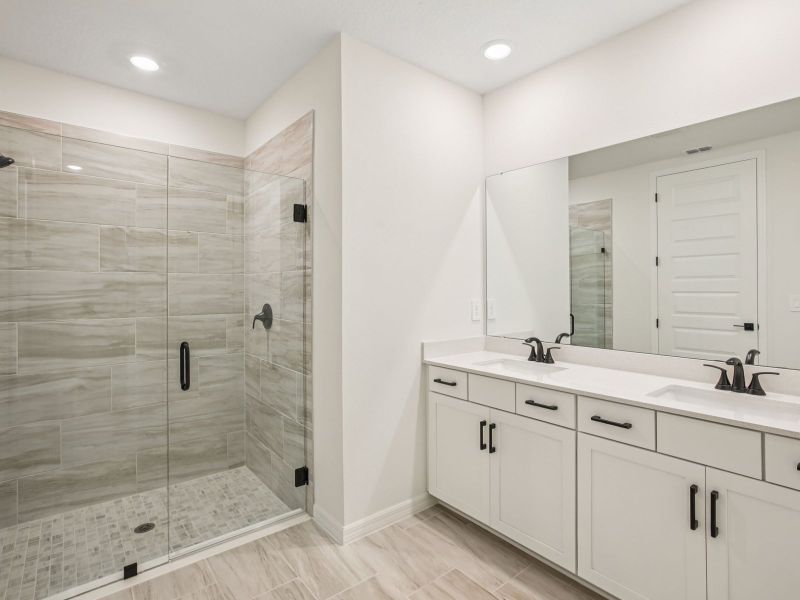 Furnished interior view inside a new home in Two Rivers - Signature Series, Zephyrhills (Image 3).