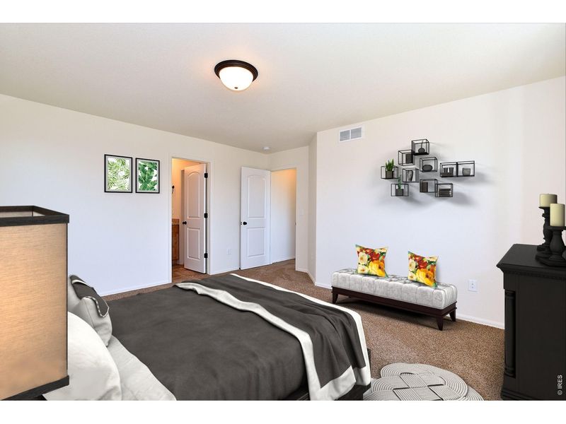 Furnished interior view inside a new home in , Greeley (Image 9).