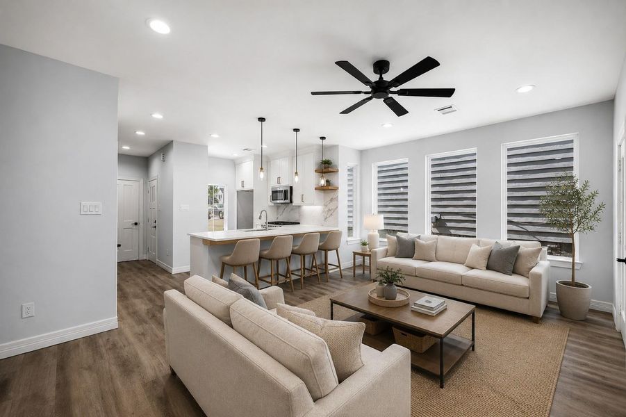 Furnished interior view inside a new home in , Montgomery (Image 12).