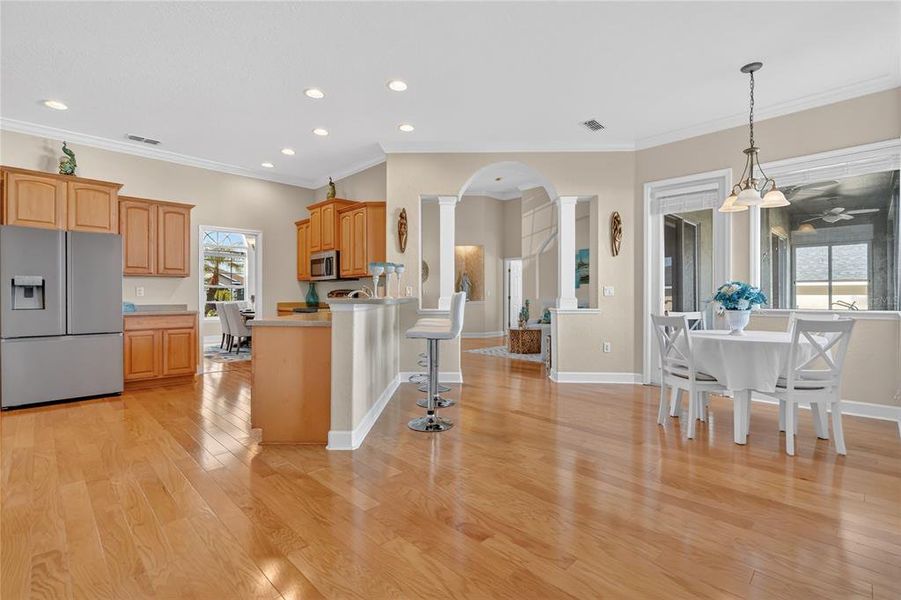Furnished interior view inside a new home in , Lakeland (Image 8). Furnished interior view inside a new home in , Lakeland (Image 8).