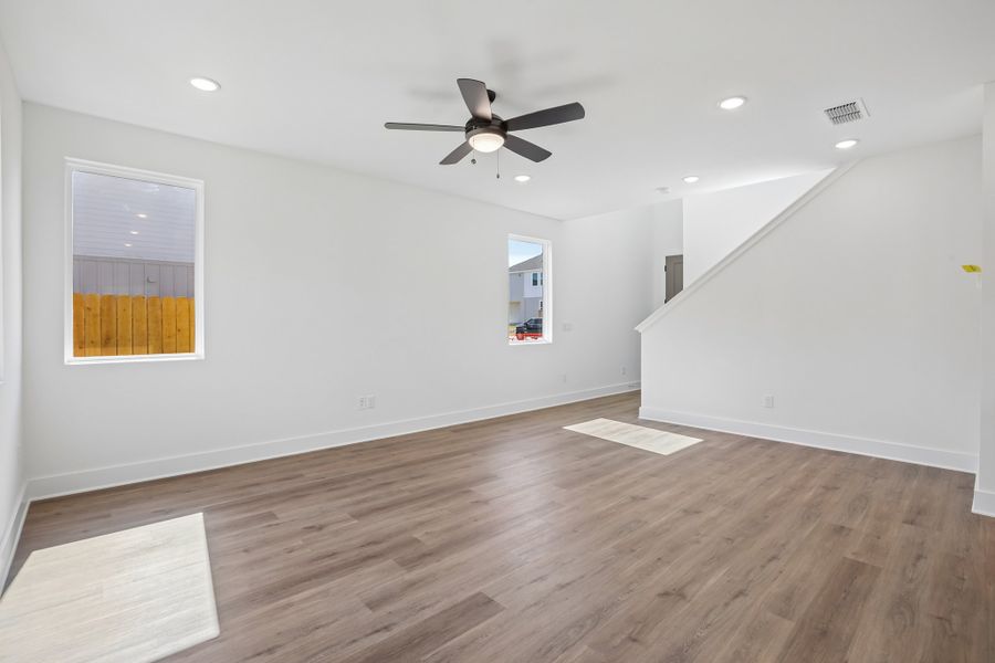Spacious, unfurnished interior of a new home in Freedom at Anthem, Kyle (Image 15). Spacious, unfurnished interior of a new home in Freedom at Anthem, Kyle (Image 15).