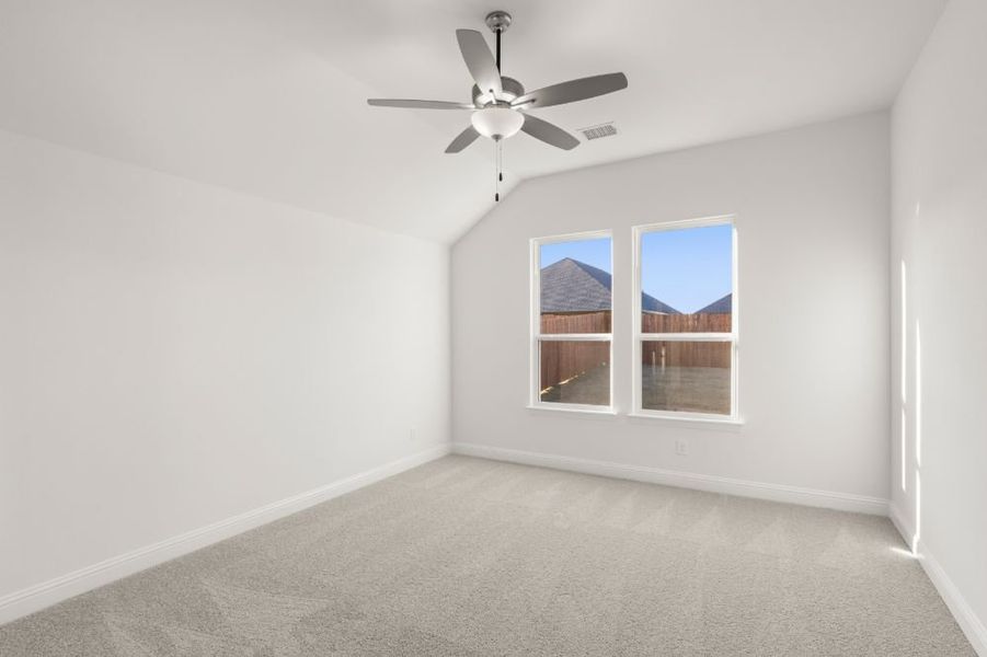 Representative unfurnished interior of a home built from the San Jacinto by UnionMain Homes in Legacy Hills, Celina (Image 30).