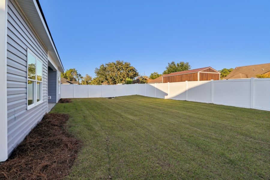 Exterior details and patio area of a home in Hayden Pointe, St. Marys (Image 4).