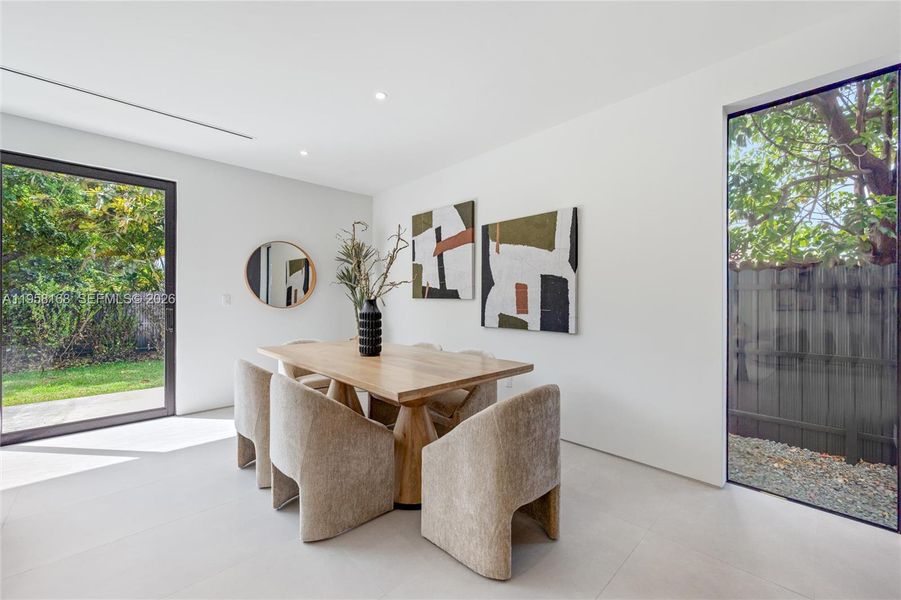 Furnished interior view inside a new home in , Miami (Image 6).