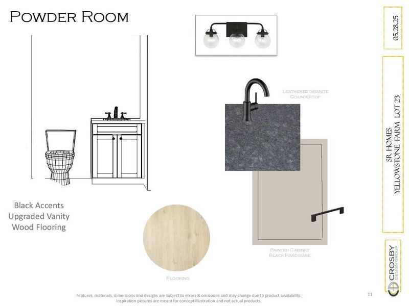 Sample of building materials used in homes in Yellowstone Farms, Cumming (Image 5). Sample of building materials used in homes in Yellowstone Farms, Cumming (Image 5).