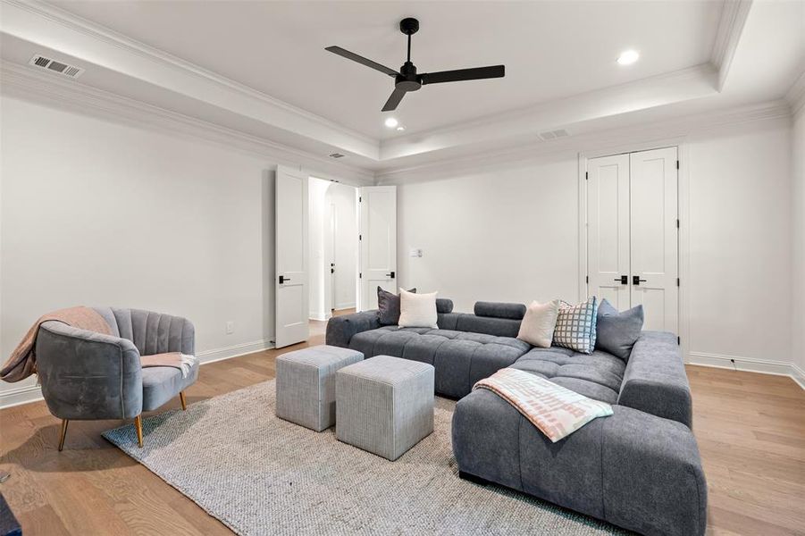 Furnished interior view inside a new home in , Weatherford (Image 39).