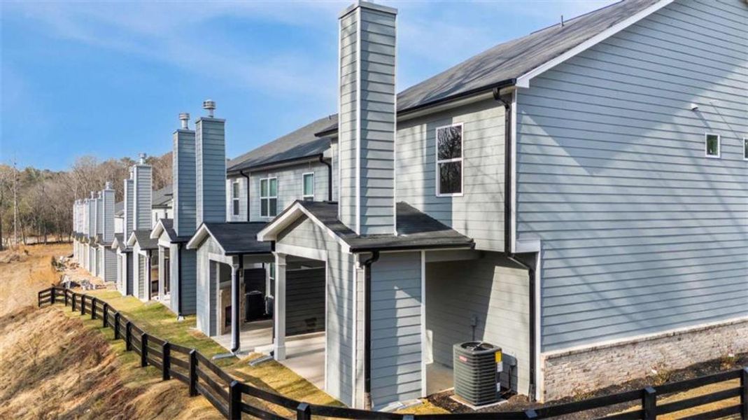 Exterior details and patio area of a home in , Conyers (Image 3). Exterior details and patio area of a home in , Conyers (Image 3).