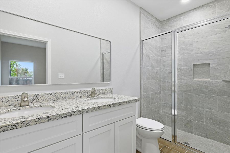 Furnished interior view inside a new home in , Crosby (Image 7).