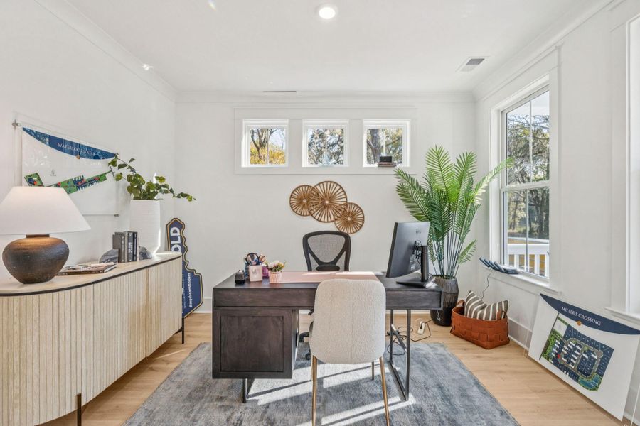 Furnished interior view inside a new home in Waterloo Estates, Johns Island (Image 13).