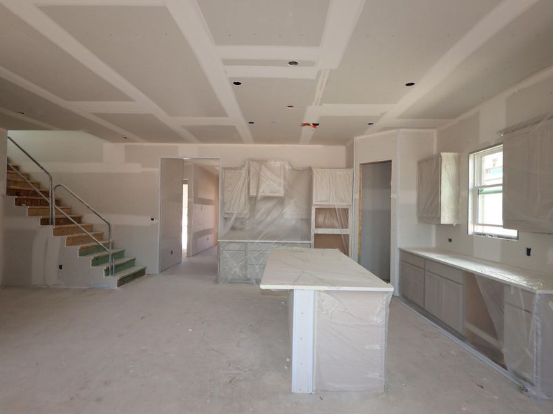 In-progress construction of a new home in Heritage, Dripping Springs, TX (Image 6).