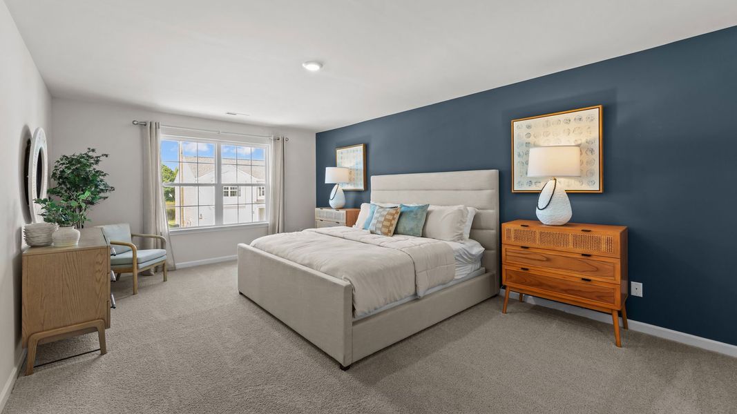 Furnished interior view inside a new home in Ridgewood Farms, Winterville (Image 14).