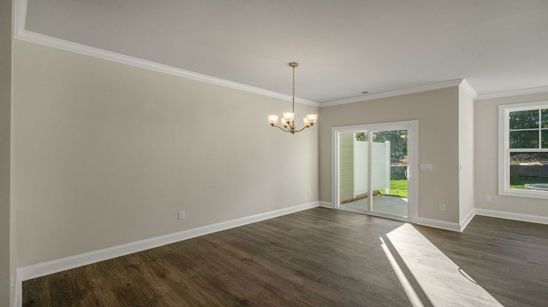 Spacious, unfurnished interior of a new home in The Grove at Glennview, Kernersville (Image 12).