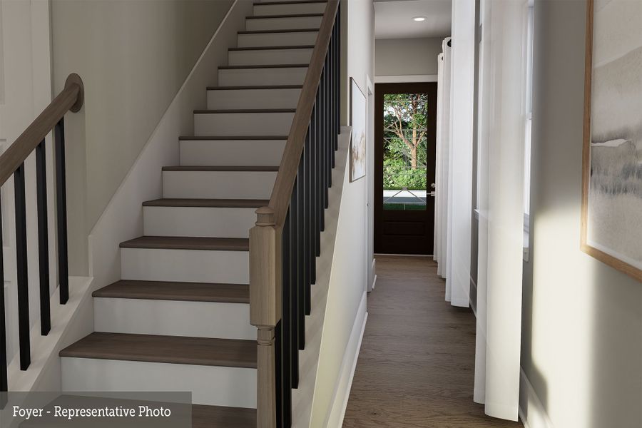 Image 13 representing the The Bistort by David Weekley Homes in Reserve at Park Row, Houston, TX.