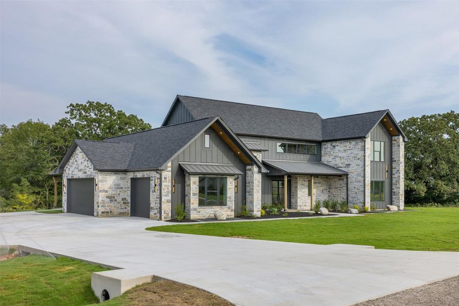 3-Car Garage w/ Oversized Driveway
