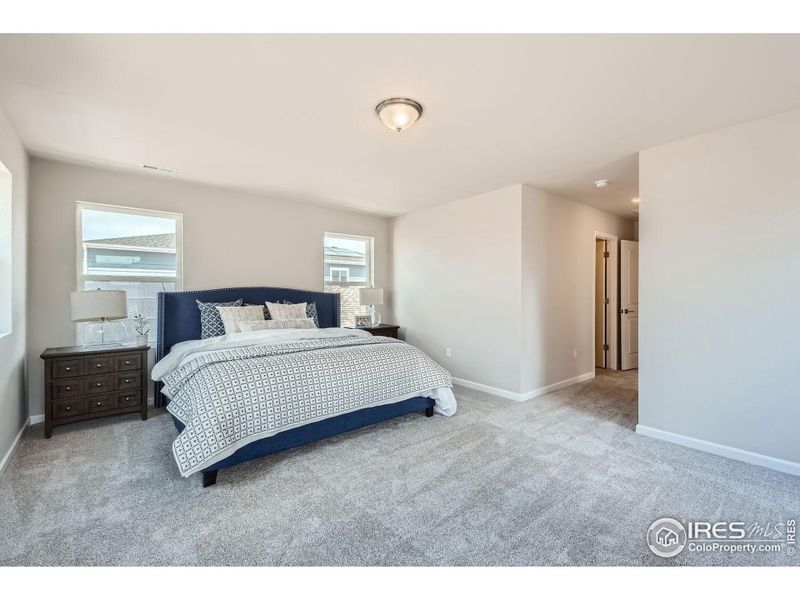 The spacious primary retreat The spacious primary retreat