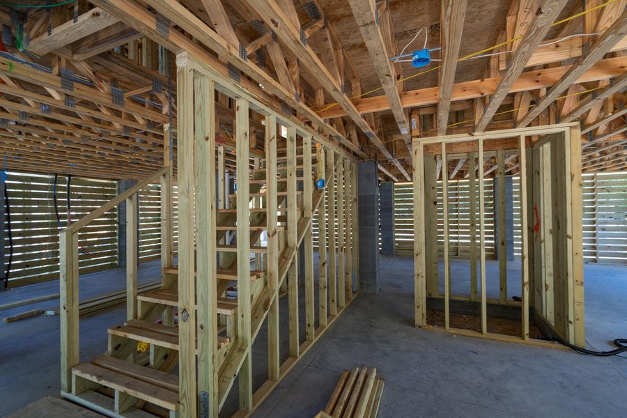 In-progress construction of a new home in , Edisto Island, SC (Image 2). In-progress construction of a new home in , Edisto Island, SC (Image 2).