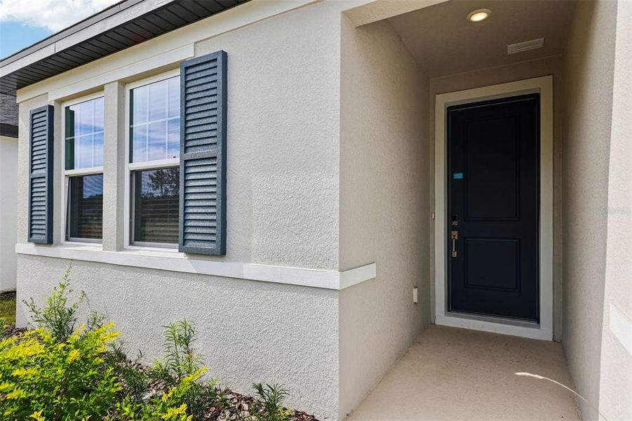 Exterior details and patio area of a home in Ridgehaven - Signature Series, Ormond Beach (Image 3).