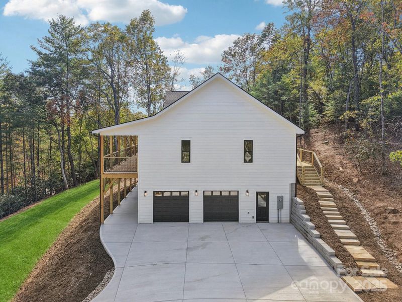 Exterior details and patio area of a home in , Mills River (Image 19). Exterior details and patio area of a home in , Mills River (Image 19).