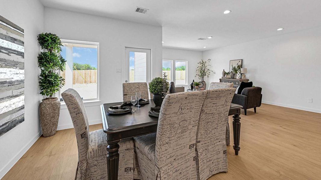 Furnished interior view inside a new home in Holly Ridge, Rosenberg (Image 11). Furnished interior view inside a new home in Holly Ridge, Rosenberg (Image 11).