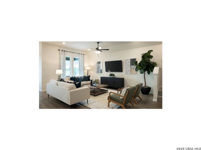 Furnished interior view inside a new home in Morgan Meadows, San Antonio (Image 4).