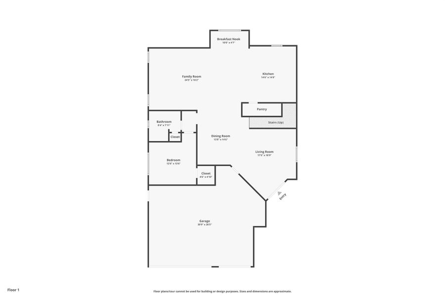 2D floor plan layout of this home in , The Acreage, FL (Image 3).