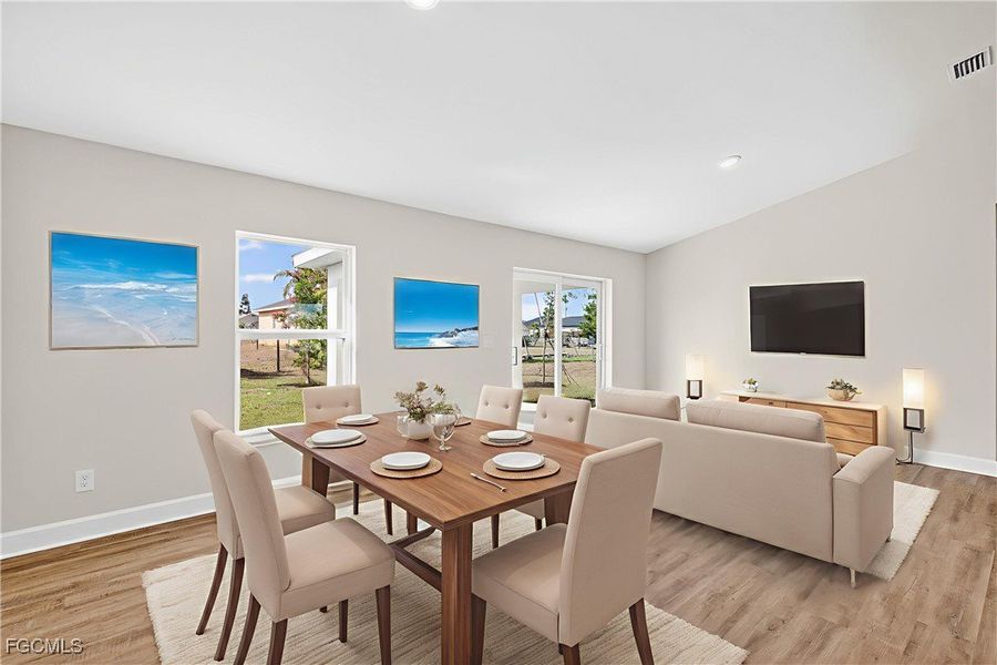 Furnished interior view inside a new home in Cape Coral, Cape Coral (Image 7).