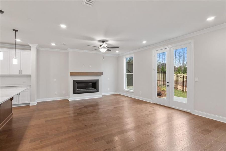 Spacious, unfurnished interior of a new home in Waterside Townhomes, Peachtree Corners (Image 36).