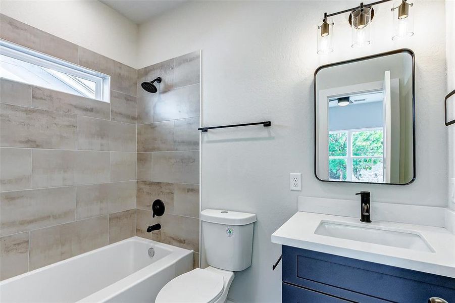 Furnished interior view inside a new home in , Houston (Image 9).