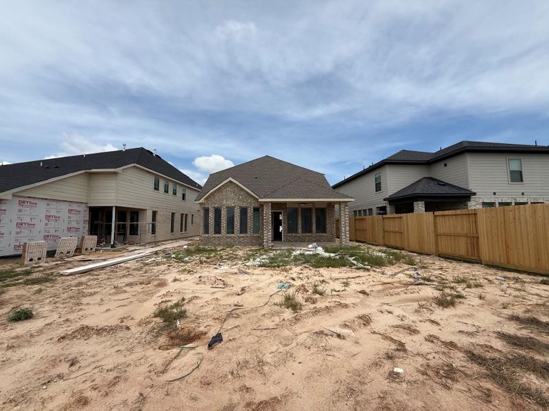 In-progress construction of a new home in Candela, Richmond, TX (Image 9). In-progress construction of a new home in Candela, Richmond, TX (Image 9).