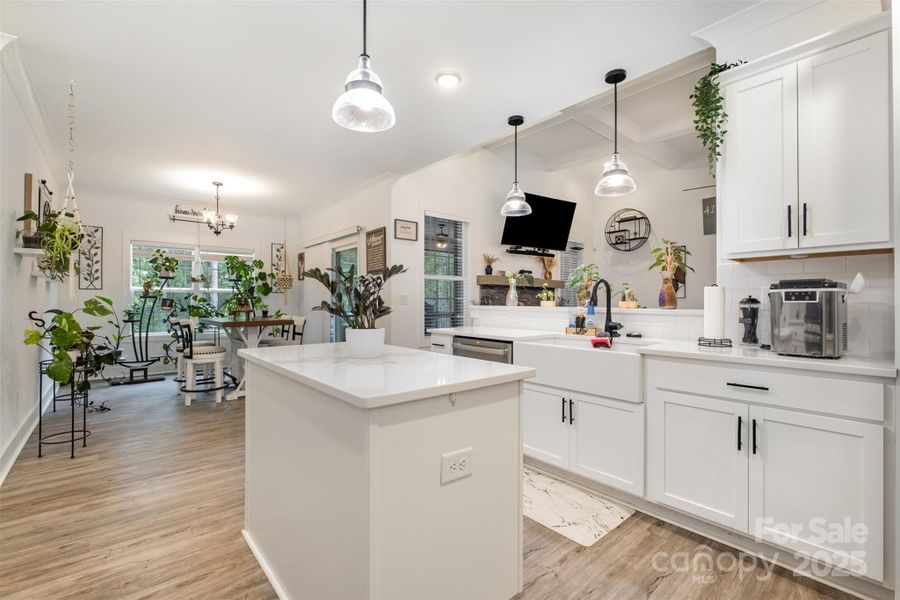 Furnished interior view inside a new home in , Clover (Image 10).