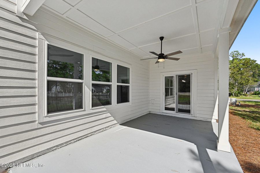 Exterior details and patio area of a home in , Fernandina Beach (Image 34).
