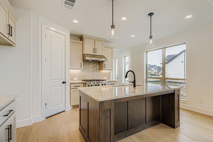 Furnished interior view inside a new home in Mosaic 40s, Celina (Image 7).