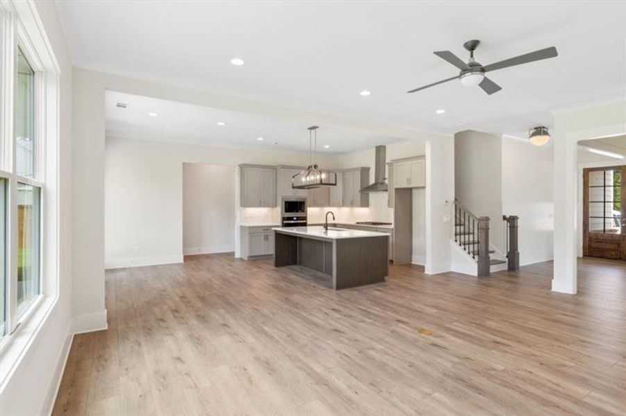 Furnished interior view inside a new home in Hillshire, Cumming (Image 6).