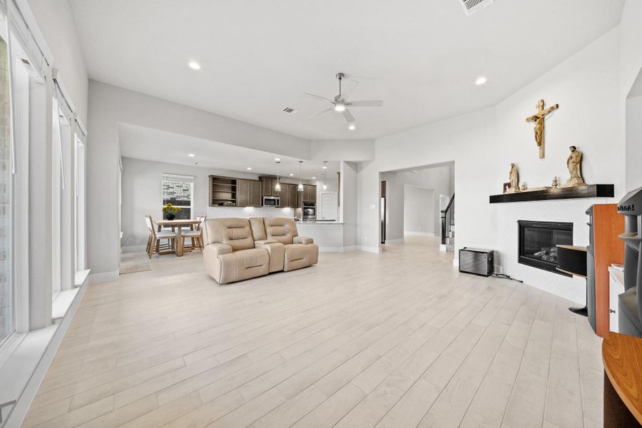 Furnished interior view inside a new home in Morton Creek Ranch, Katy (Image 39).