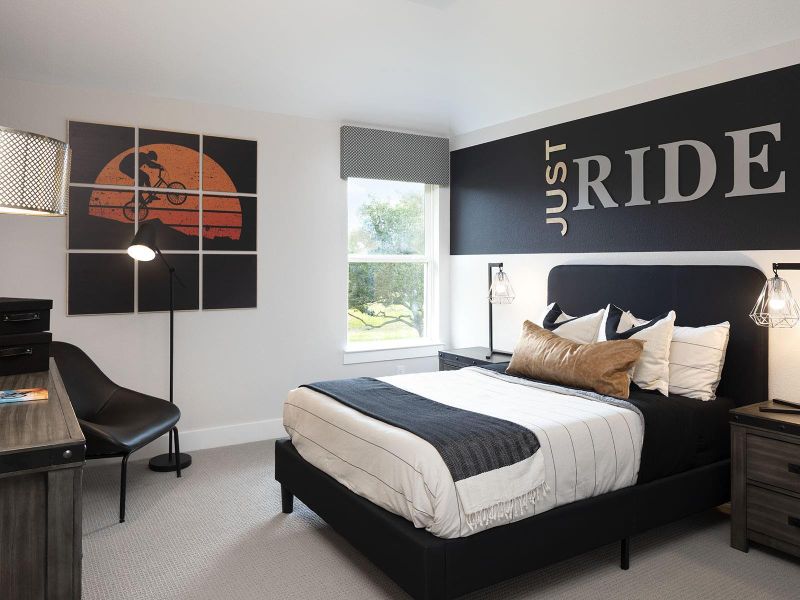 Photo is not of the actual home, but is an inspirational photo of builder’s model home and may depict options, furnishings, and/or decorator features that are not included